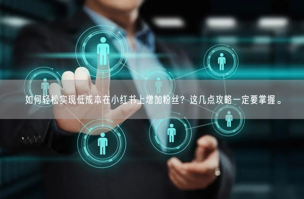 如何轻松实现低成本在小红书上增加粉丝？这几点攻略一定要掌握。